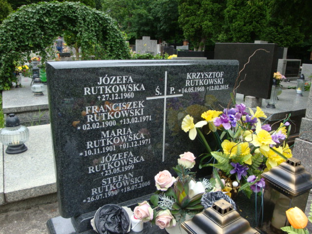 Józefa Rutkowska Kraków-Salwator - Grobonet - Wyszukiwarka osób pochowanych