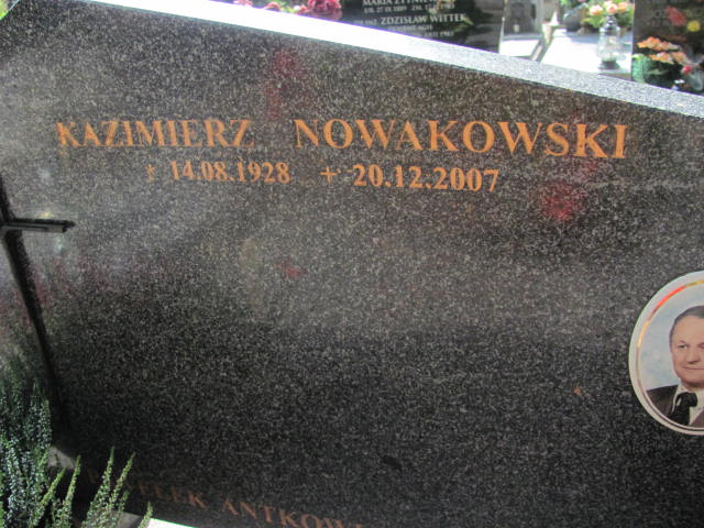 Kazimierz Nowakowski 1928 Kraków-Salwator - Grobonet - Wyszukiwarka osób pochowanych