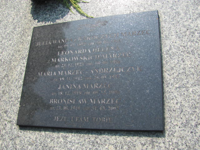 Leonarda Helena Marzec 1923 Kraków-Salwator - Grobonet - Wyszukiwarka osób pochowanych