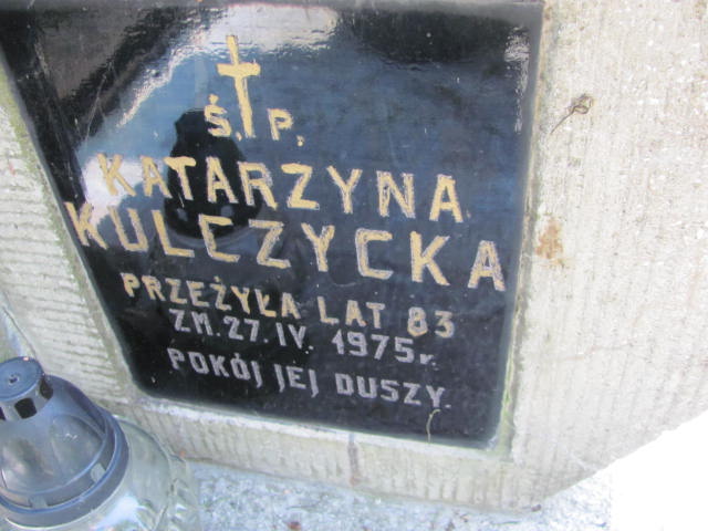 Katarzyna Kulczycka 1892 Kraków-Salwator - Grobonet - Wyszukiwarka osób pochowanych