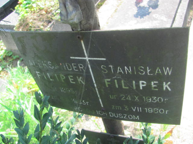 Aleksander Filipek 1895 Kraków-Salwator - Grobonet - Wyszukiwarka osób pochowanych