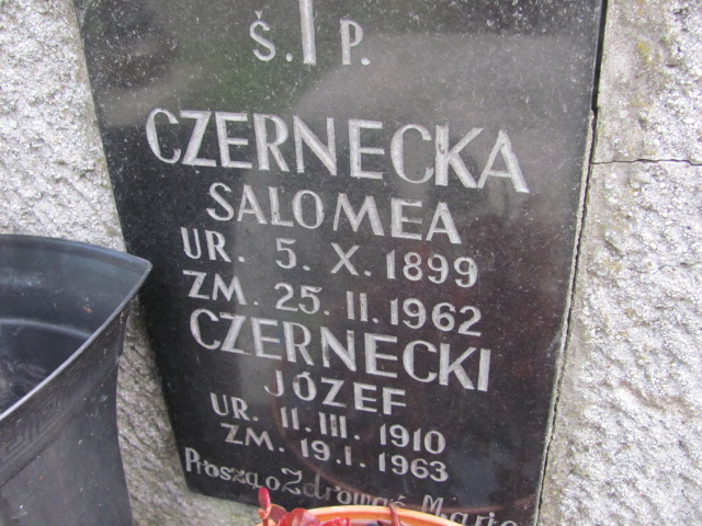 Salomea Czarnecka 1899 Kraków-Salwator - Grobonet - Wyszukiwarka osób pochowanych