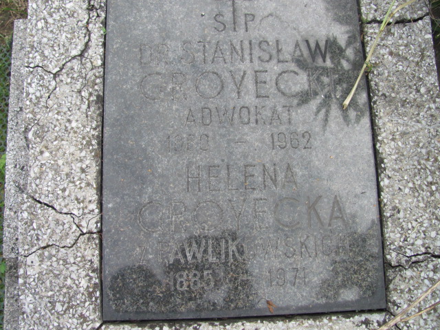 Stanisław Groyecki 1880 Kraków-Salwator - Grobonet - Wyszukiwarka osób pochowanych