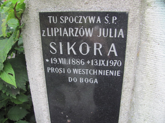 Józef Sikora 1889 Kraków-Salwator - Grobonet - Wyszukiwarka osób pochowanych