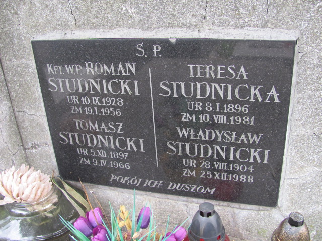 Władysław Studnicki 1904 Kraków-Salwator - Grobonet - Wyszukiwarka osób pochowanych