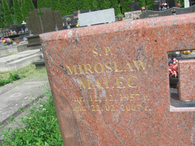 Mirosław Malec 1957 Kraków-Salwator - Grobonet - Wyszukiwarka osób pochowanych