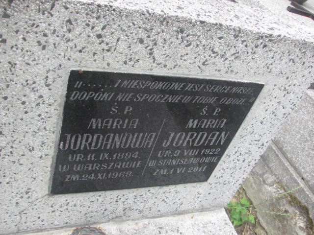 Grób Maria Jordan