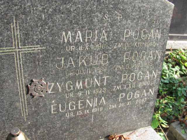 Grób Jakub Pogan