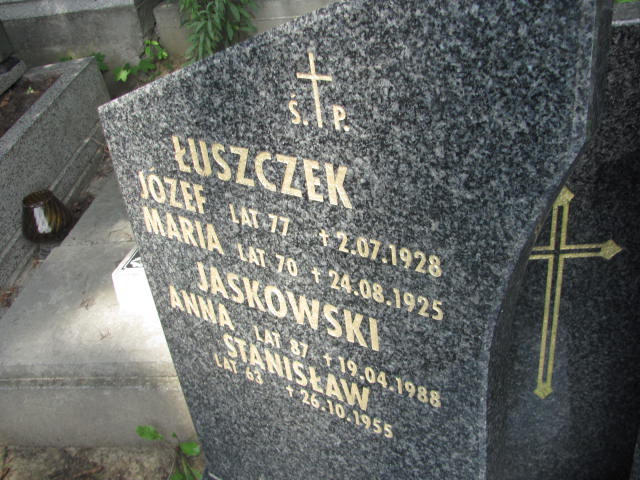 Maria Łuszczek Kraków-Salwator - Grobonet - Wyszukiwarka osób pochowanych