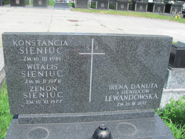 Grób Konstancja Sieniuc